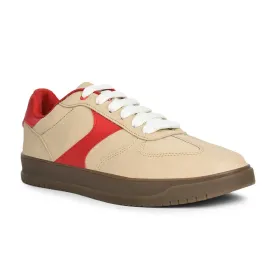 Leap7x Casual Beige Lacing Sneakers For Men SPORTSTAR7 By Liberty