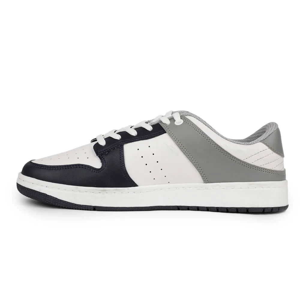 Leap7x Casual Grey Lacing Sneakers For Men SPORTSTAR By Liberty