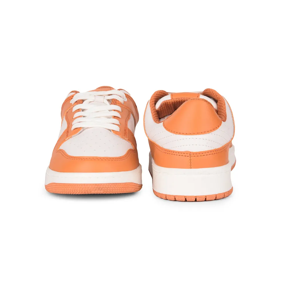 Leap7x Casual Orange Lacing Sneakers For Men SPORTSTAR By Liberty