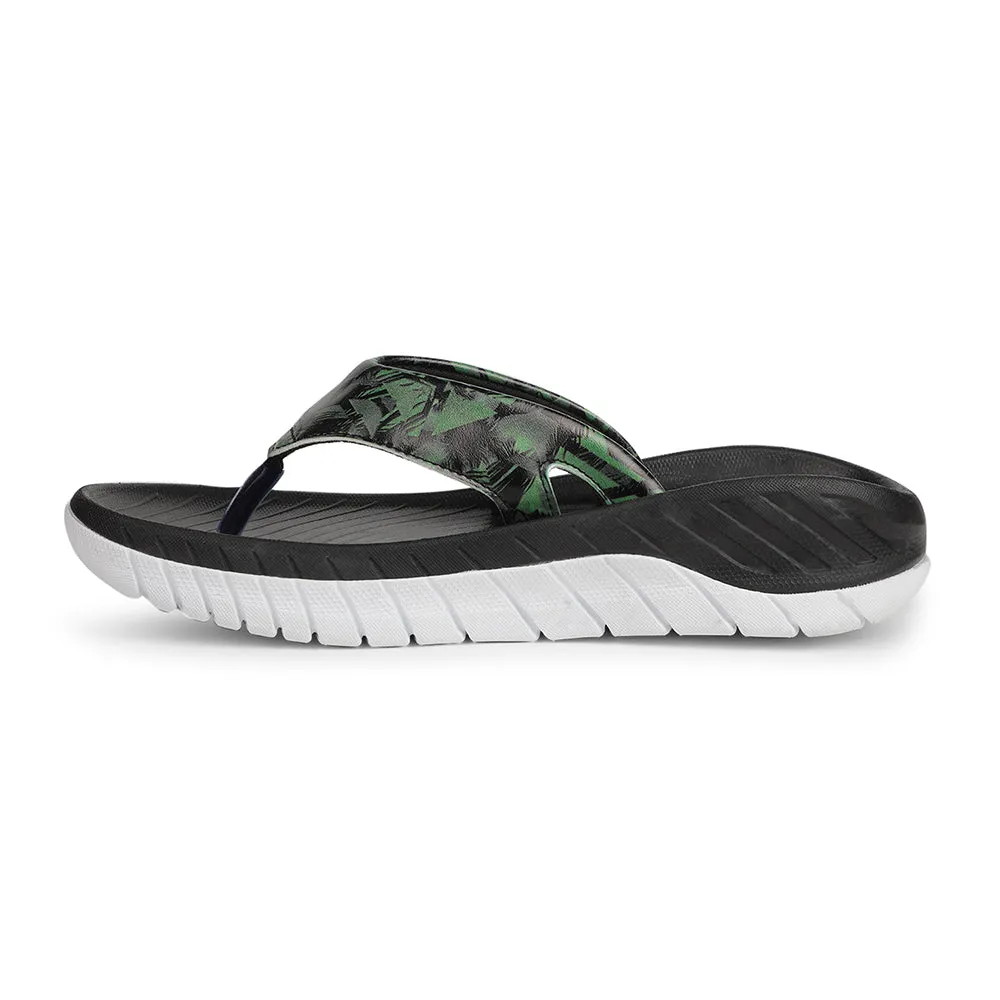 Leap7x Olive Green Casual Slipper For Men EVERLAST-6 By Liberty