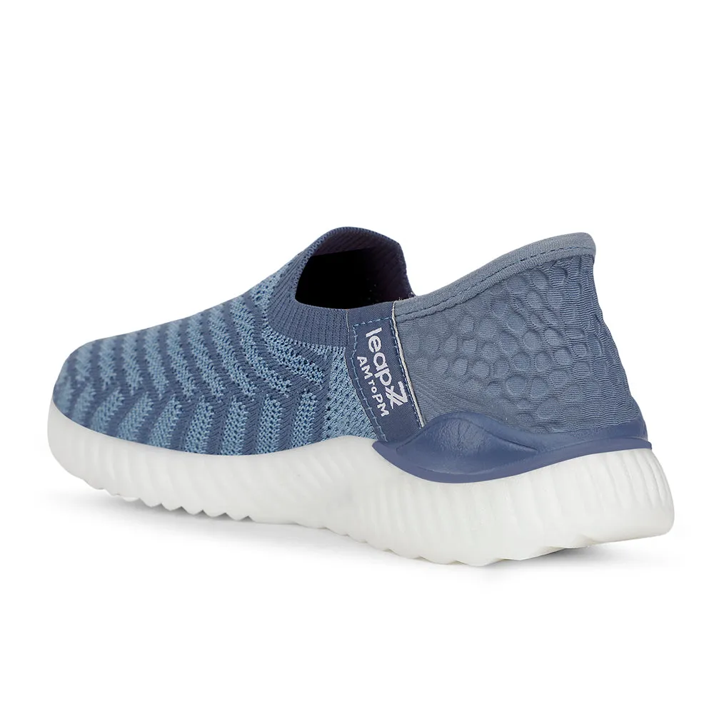 Leap7x Sports Blue Walking Shoes For Women NITRUN-L5 By Liberty