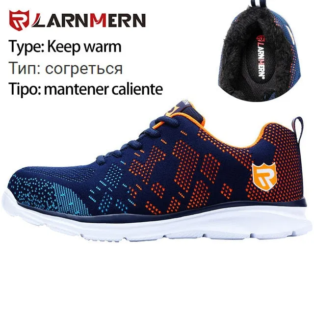 Men Safety Steel Toe Lightweight Breathable Shoes