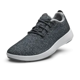 Men's Wool Runner Mizzles - Dark Grey (Light Grey Sole)