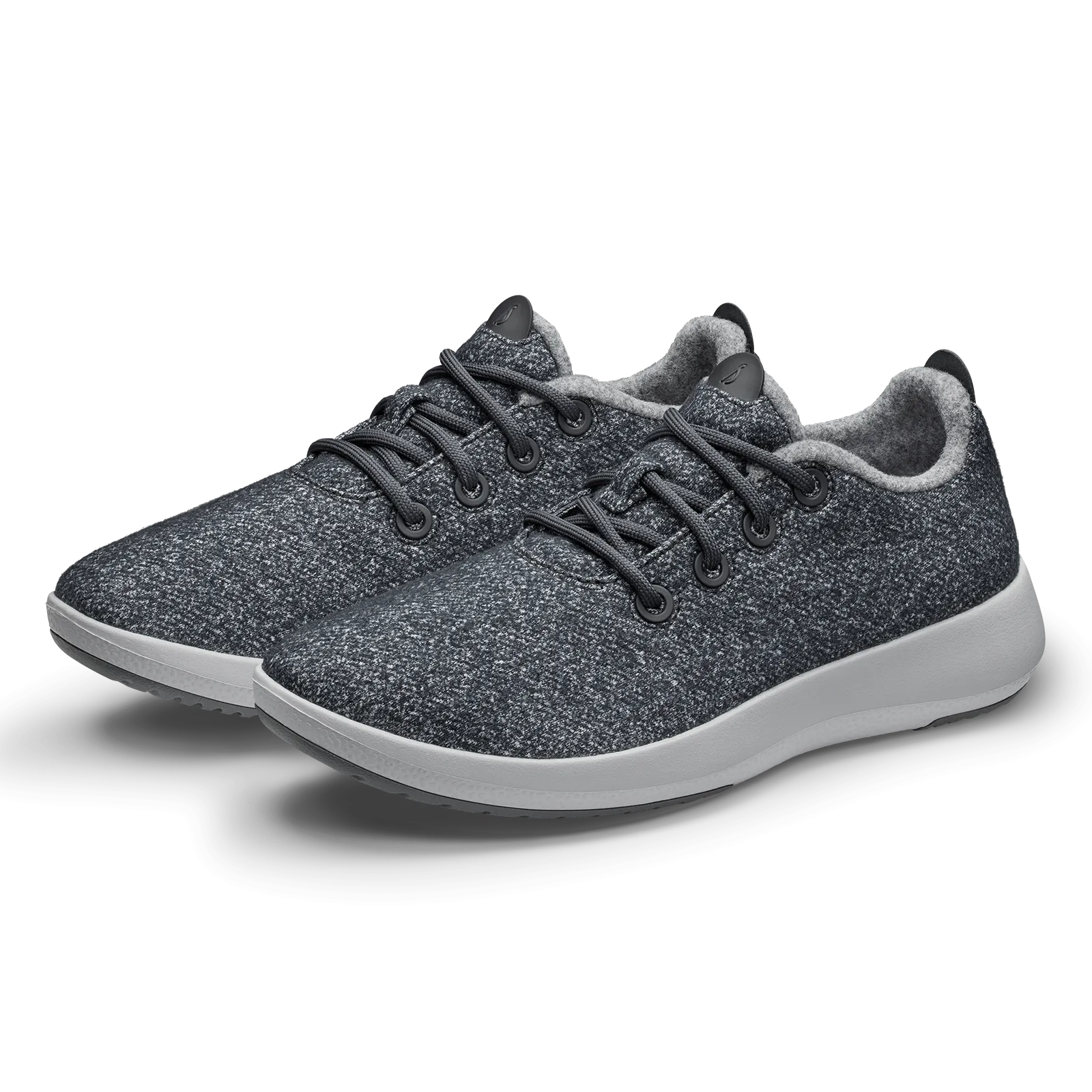 Men's Wool Runner Mizzles - Dark Grey (Light Grey Sole)