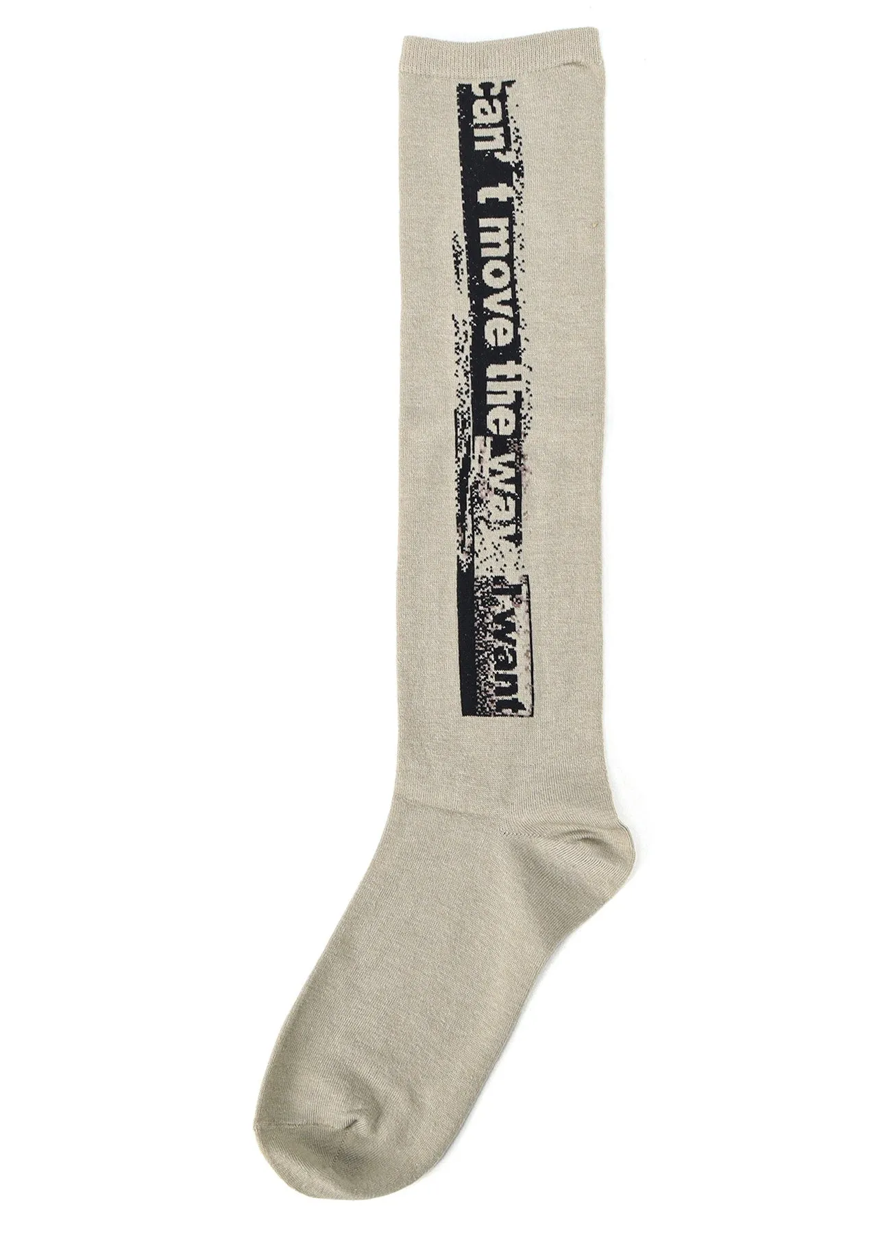 MESSAGE DESIGN JQ HIGH SOCKS