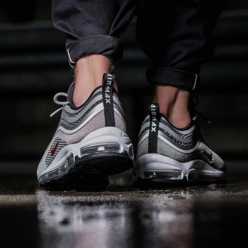 Nike Air Max 97 Ultra Metallic Silver-Varsity Red