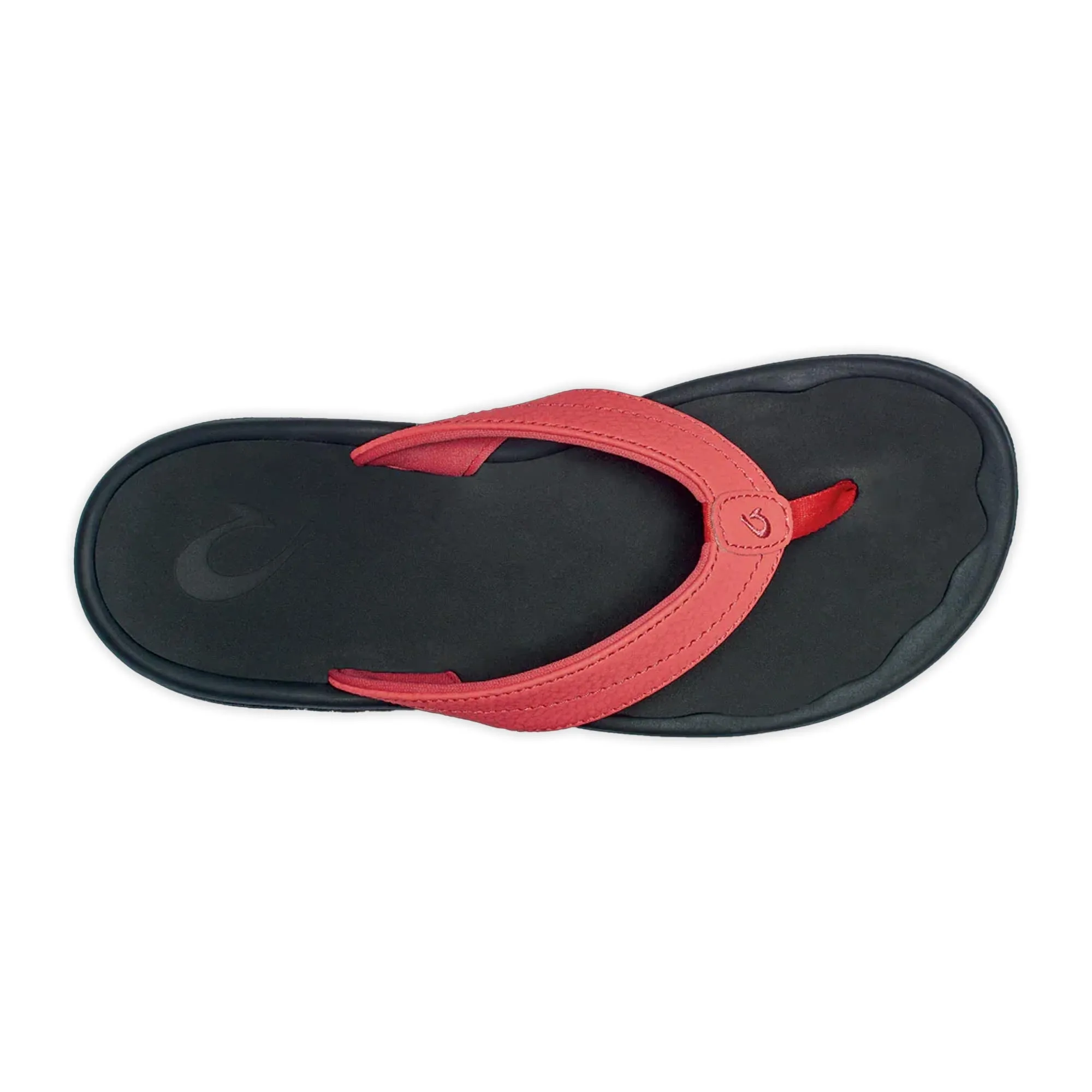 OluKai 'Ohana Women's Sandals - Hot Coral/Black