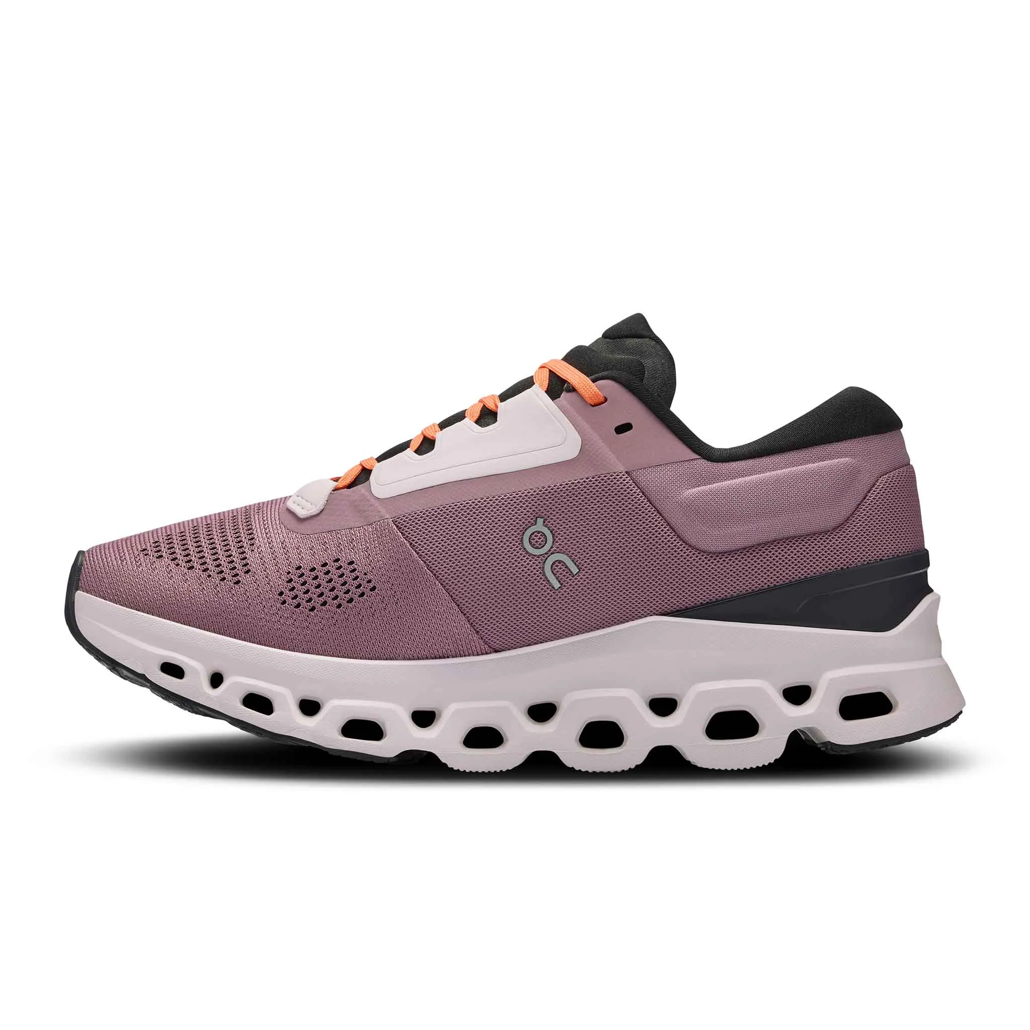 On | Women's Cloudstratus 3 Running Shoes - Quartz/Lily