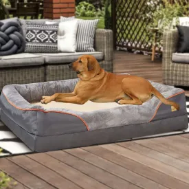 Orthopedic Dog Bed with Bolster – Supportive & Comfortable