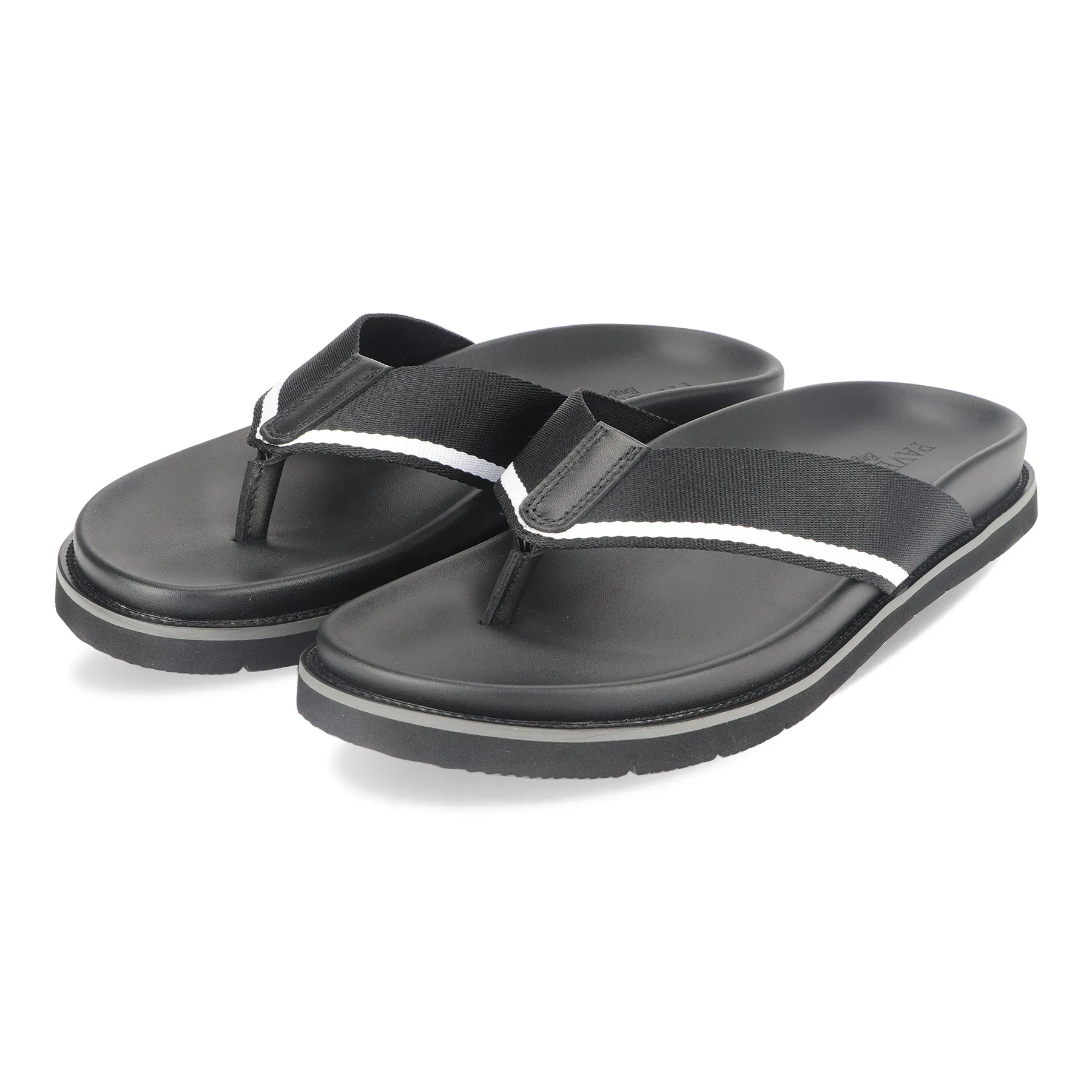 Pavers England stripped webbing toepost sandal