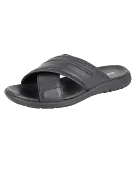 Roamers Mens Crossover Mule Sandals