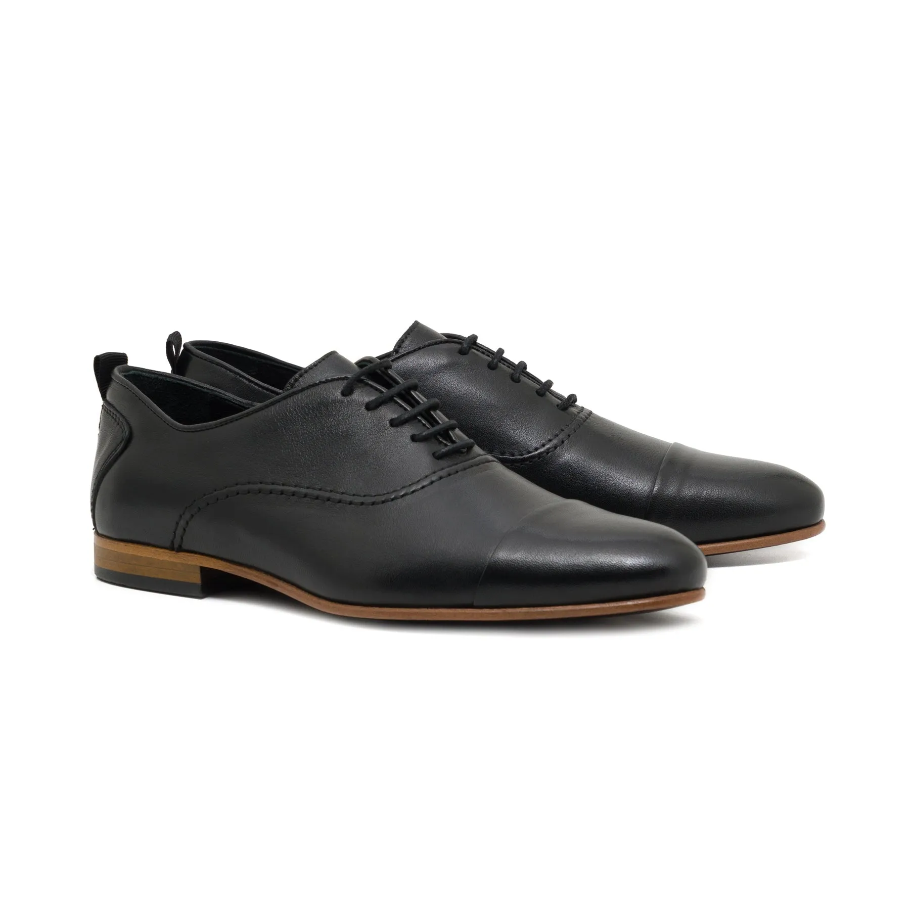 Russell Black Lace-up