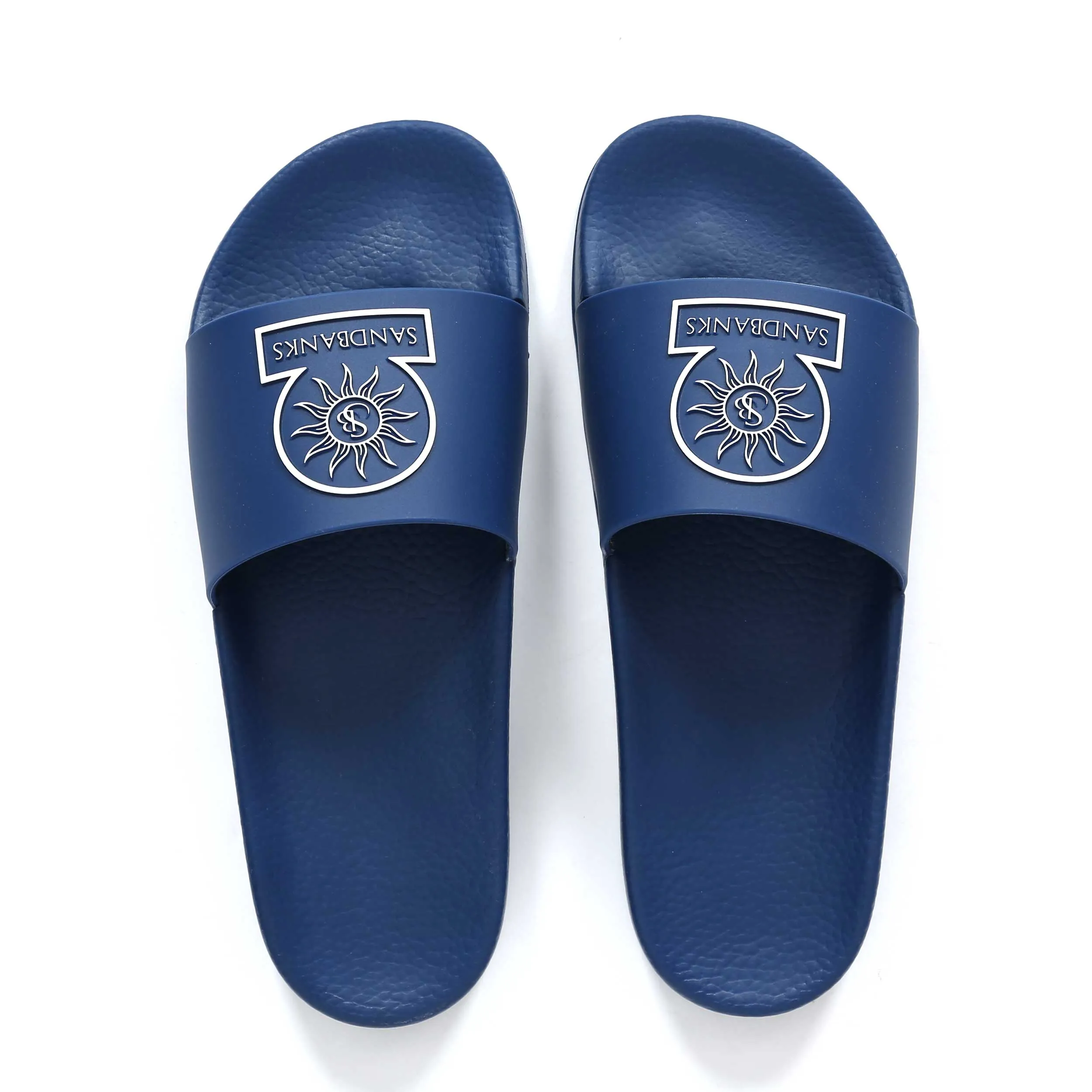 Sandbanks Logo Slides in Navy