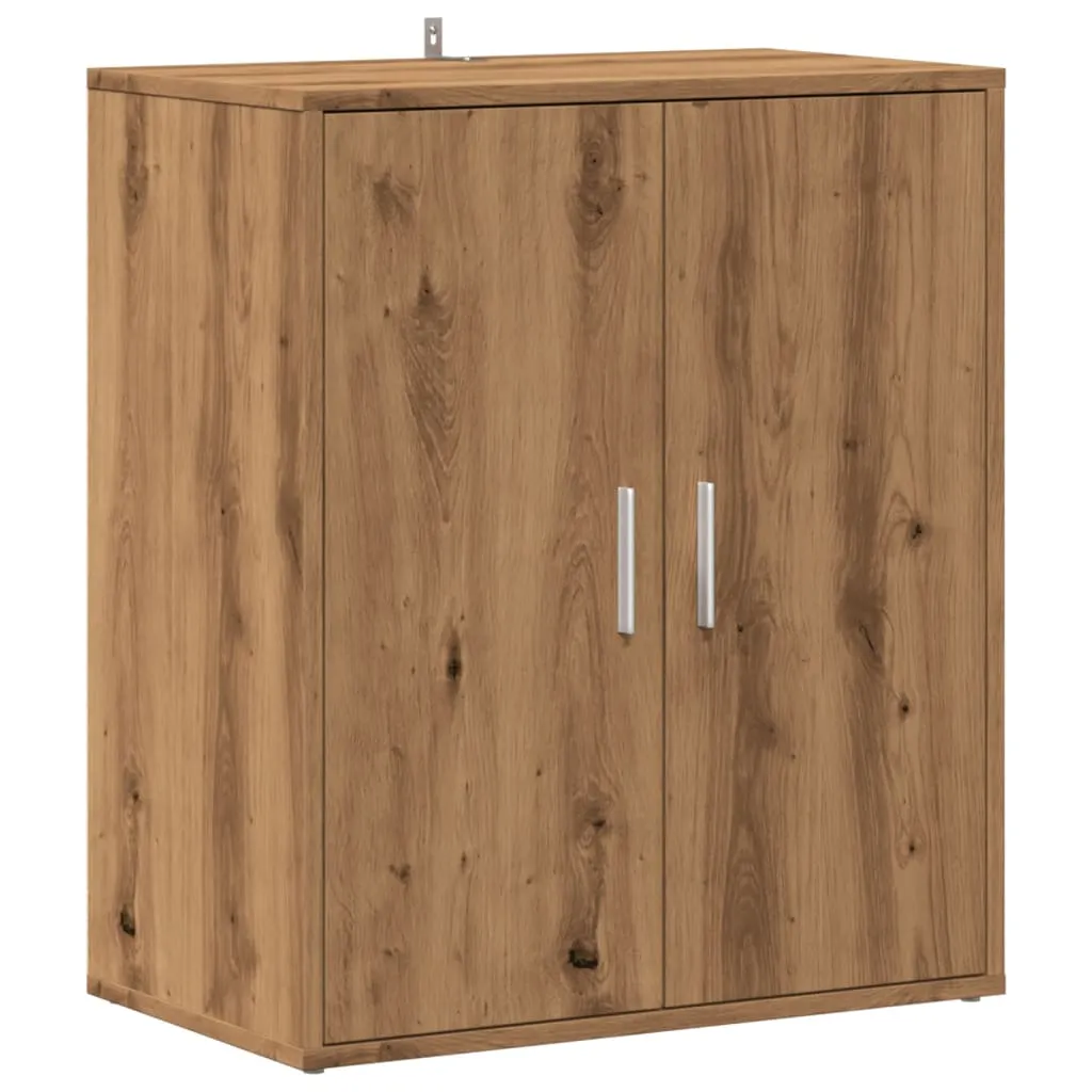 Shoe Cabinet Artisan Oak 60x35x70 cm Engineered Wood