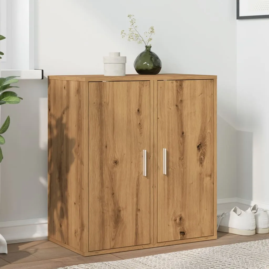 Shoe Cabinets 2 pcs Artisan Oak 32x35x70 cm Engineered Wood