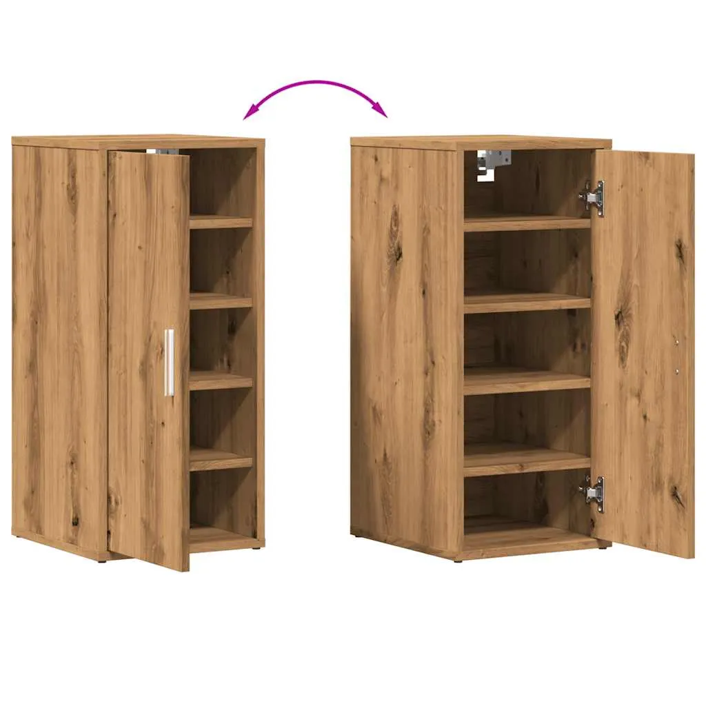 Shoe Cabinets 2 pcs Artisan Oak 32x35x70 cm Engineered Wood