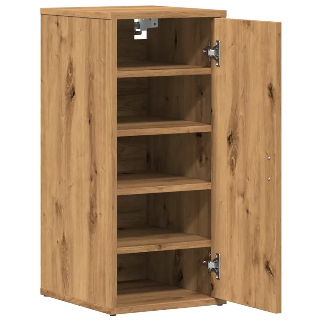 Shoe Cabinets 2 pcs Artisan Oak 32x35x70 cm Engineered Wood