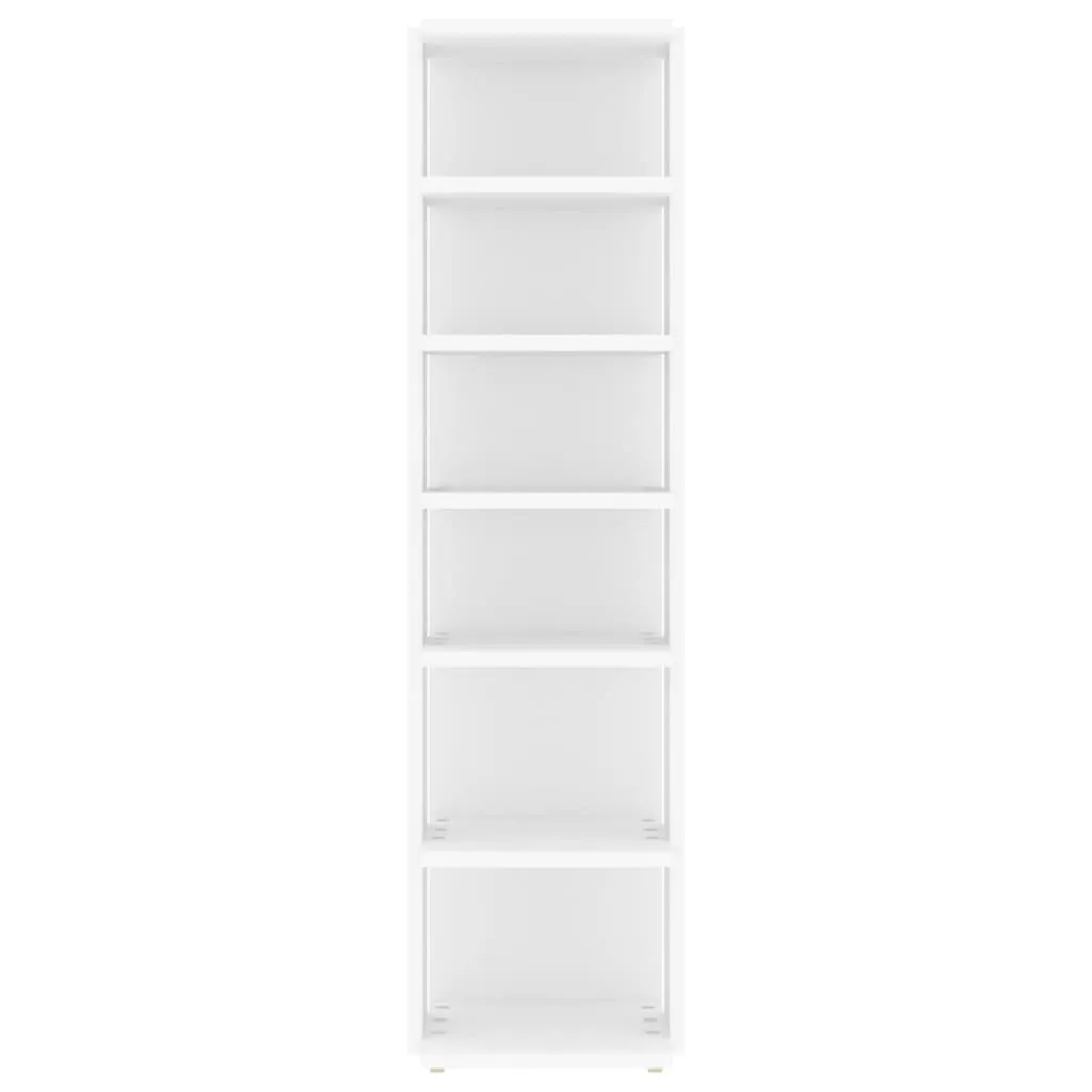 Shoe Cabinets 2 pcs White 27.5x27x102 cm Engineered Wood