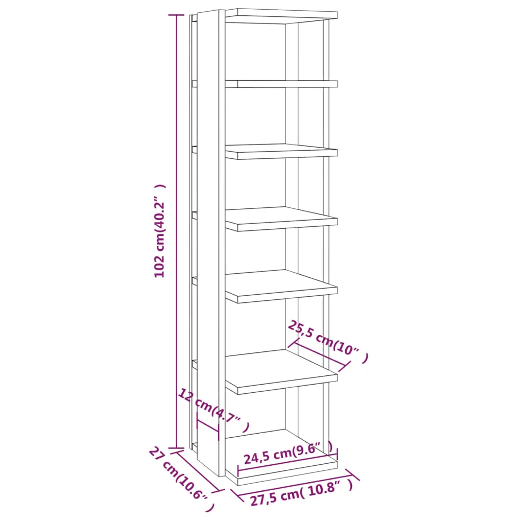 Shoe Cabinets 2 pcs White 27.5x27x102 cm Engineered Wood