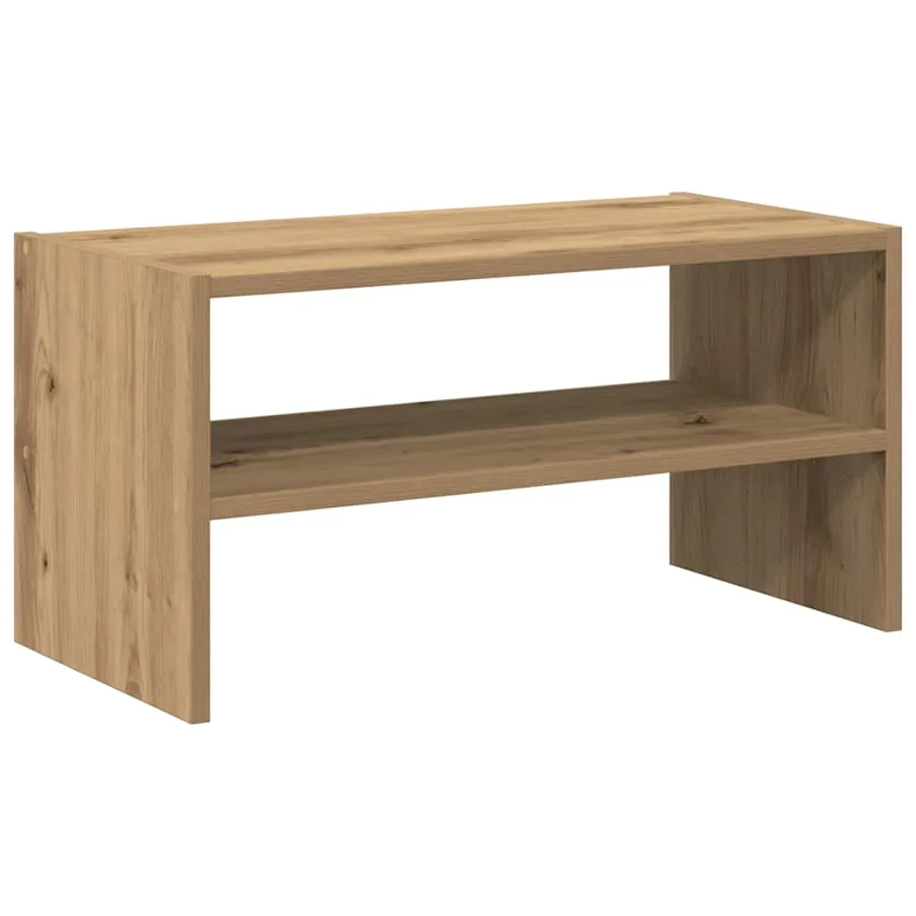 Shoe Rack Stackable Artisan Oak 60x30x30.5 cm