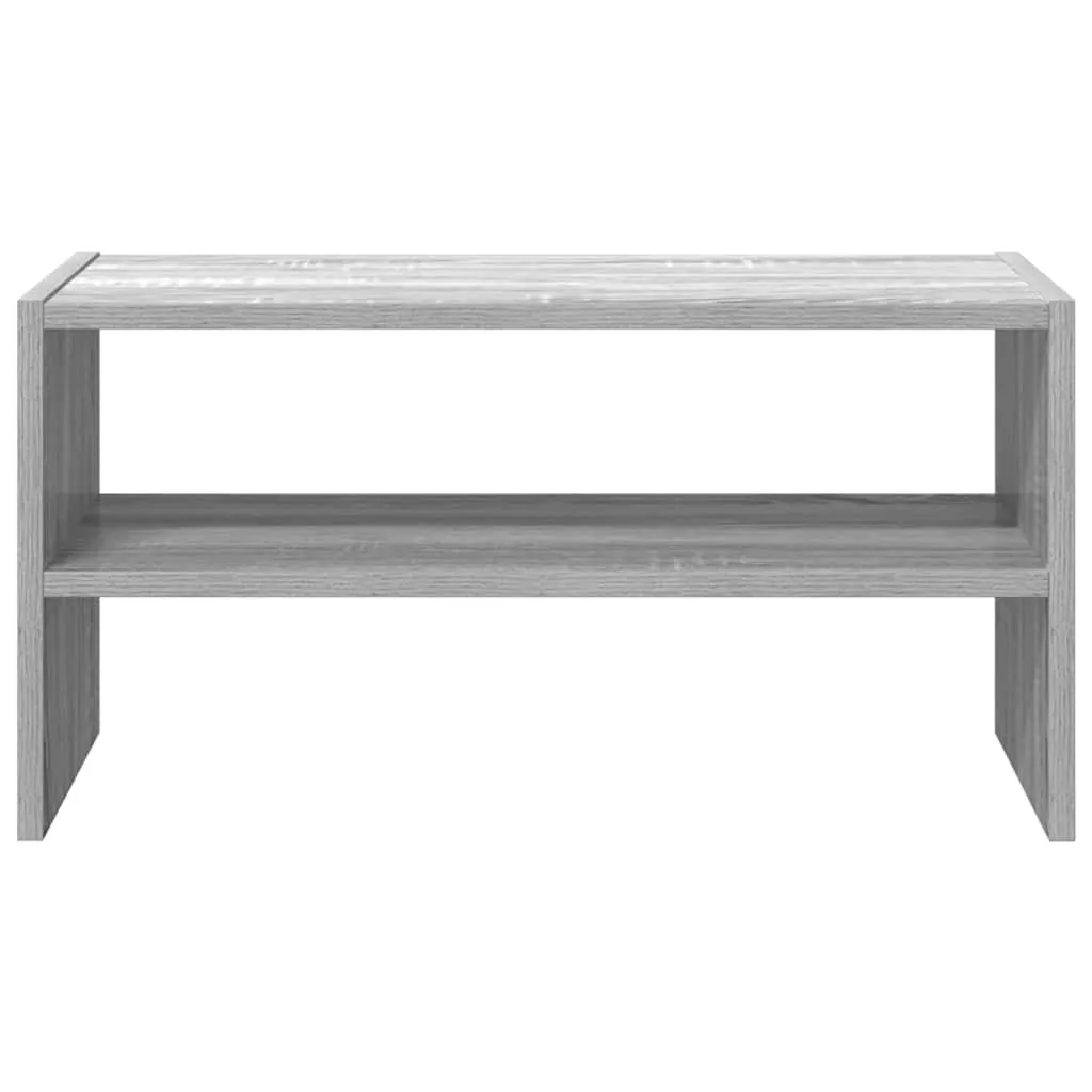 Shoe Rack Stackable Grey Sonoma 60x30x30.5 cm