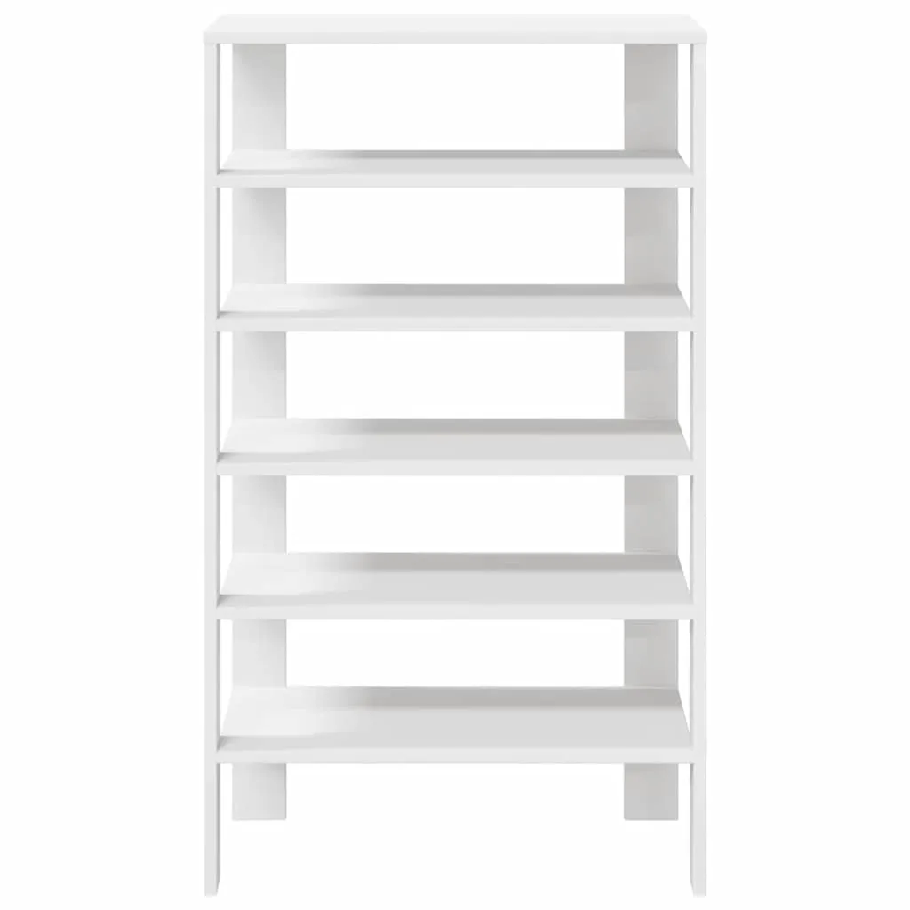 Shoe Rack White 61x32x105 cm Engineered Wood