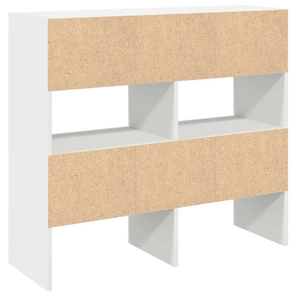 Shoe Racks 2 pcs Stackable White 89.5x30x40 cm