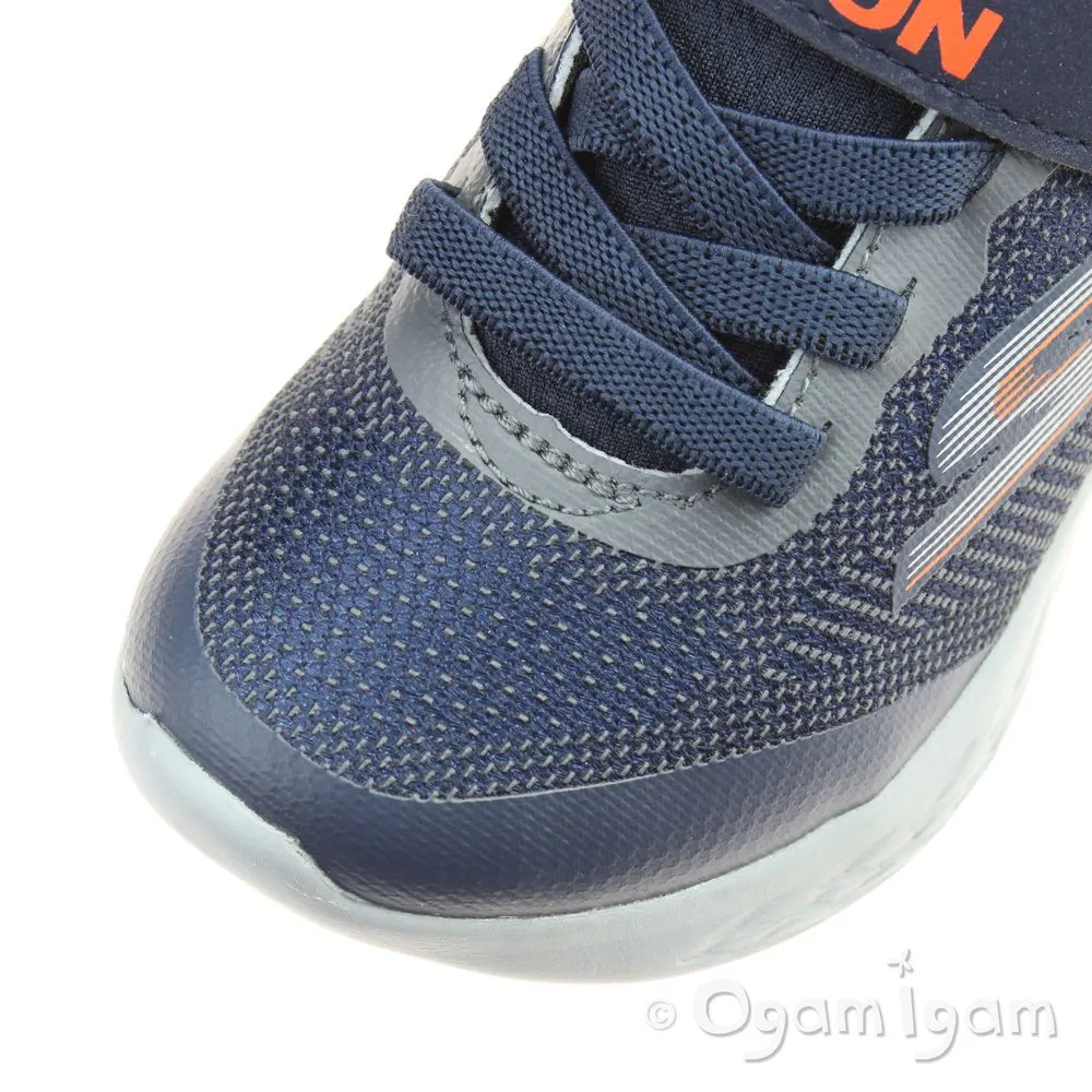 Skechers GoRun 600 Farrox Infant Boys Navy-Charcoal Trainer