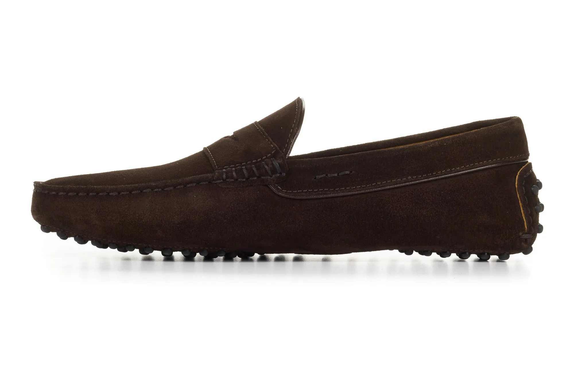 The McQueen Driving Loafer - Chocolate Suede