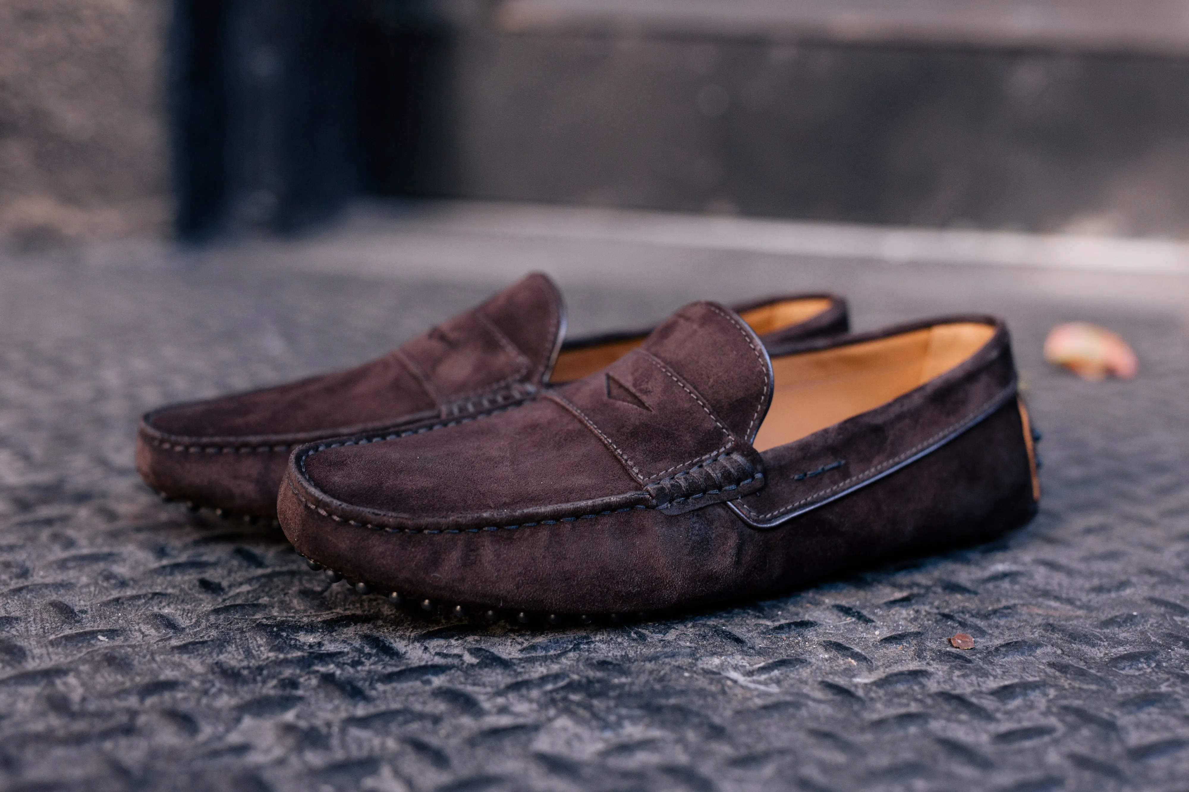 The McQueen Driving Loafer - Chocolate Suede