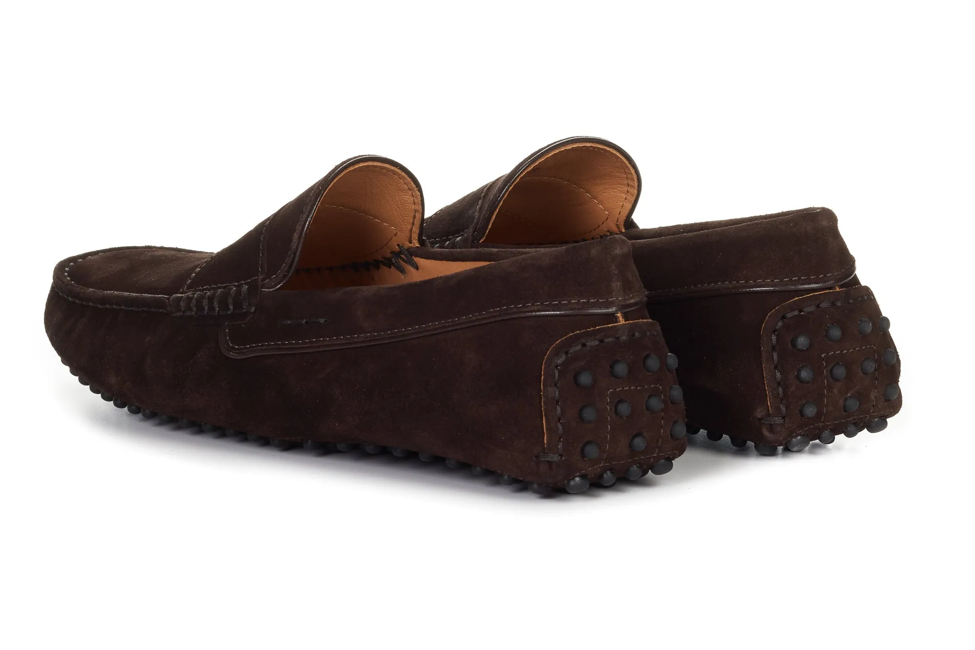 The McQueen Driving Loafer - Chocolate Suede