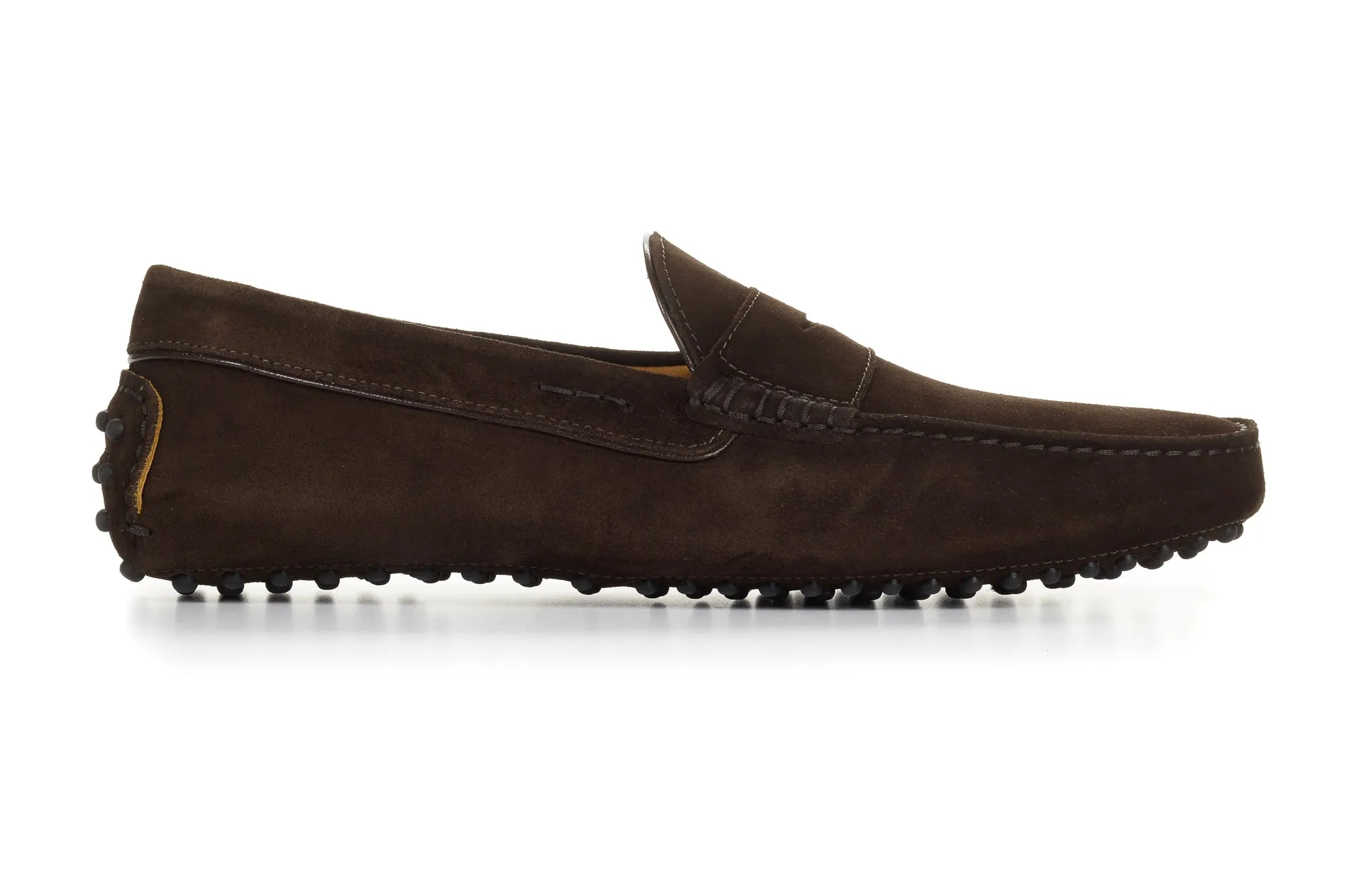 The McQueen Driving Loafer - Chocolate Suede