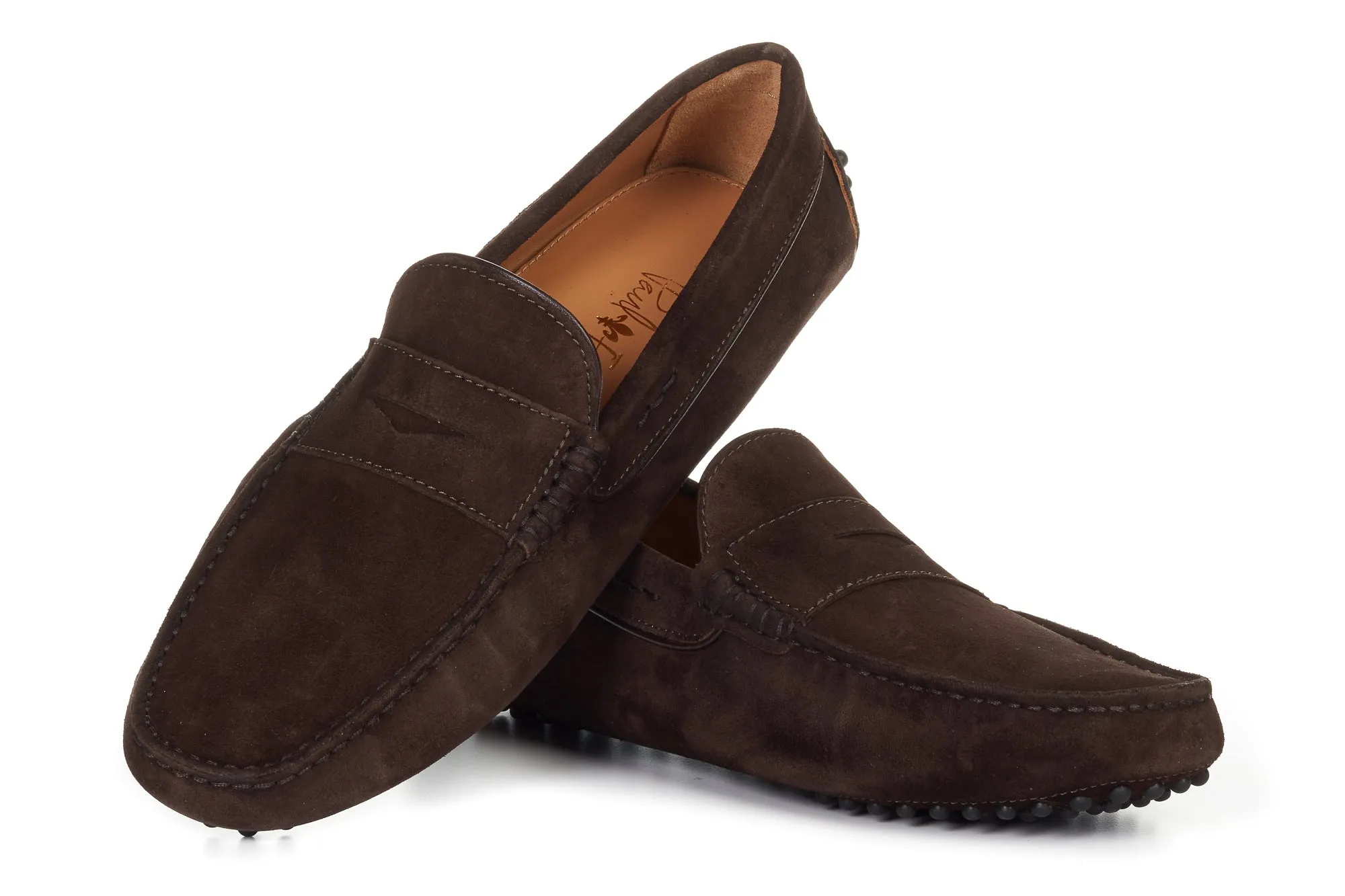 The McQueen Driving Loafer - Chocolate Suede