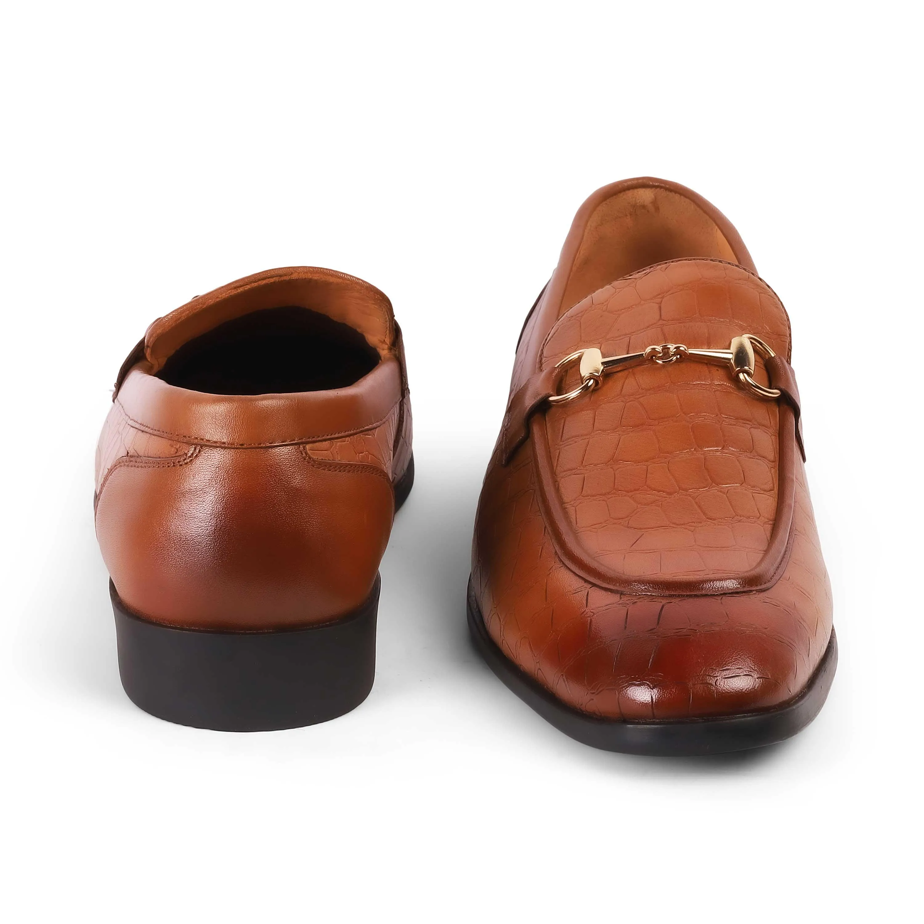 Tresmode Reden Camel Men's Leather Loafers