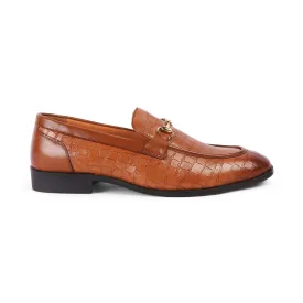 Tresmode Reden Camel Men's Leather Loafers