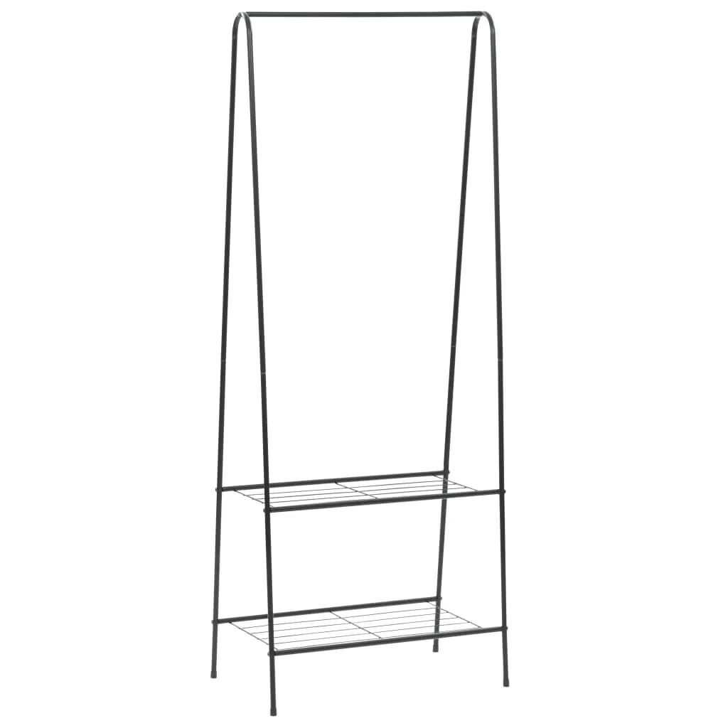 vidaXL Clothes Rack 59x35x150 cm Black