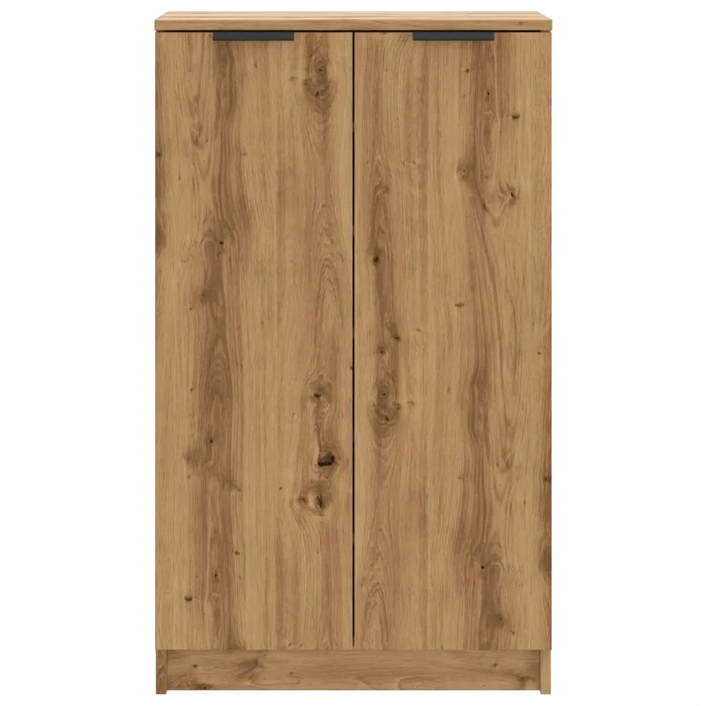 vidaXL Shoe Cabinet Artisian Oak 59x35x100.5 cm Engineered Wood