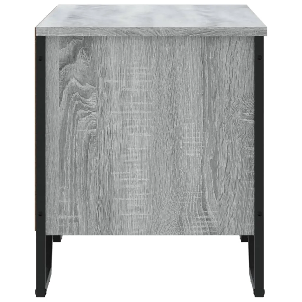 vidaXL Shoe Cabinet Grey Sonoma 90x38x45.5 cm Engineered Wood