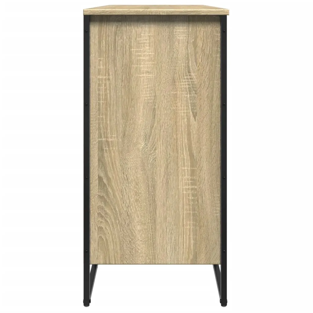 vidaXL Shoe Cabinet Sonoma Oak 80x38x78 cm Engineered Wood