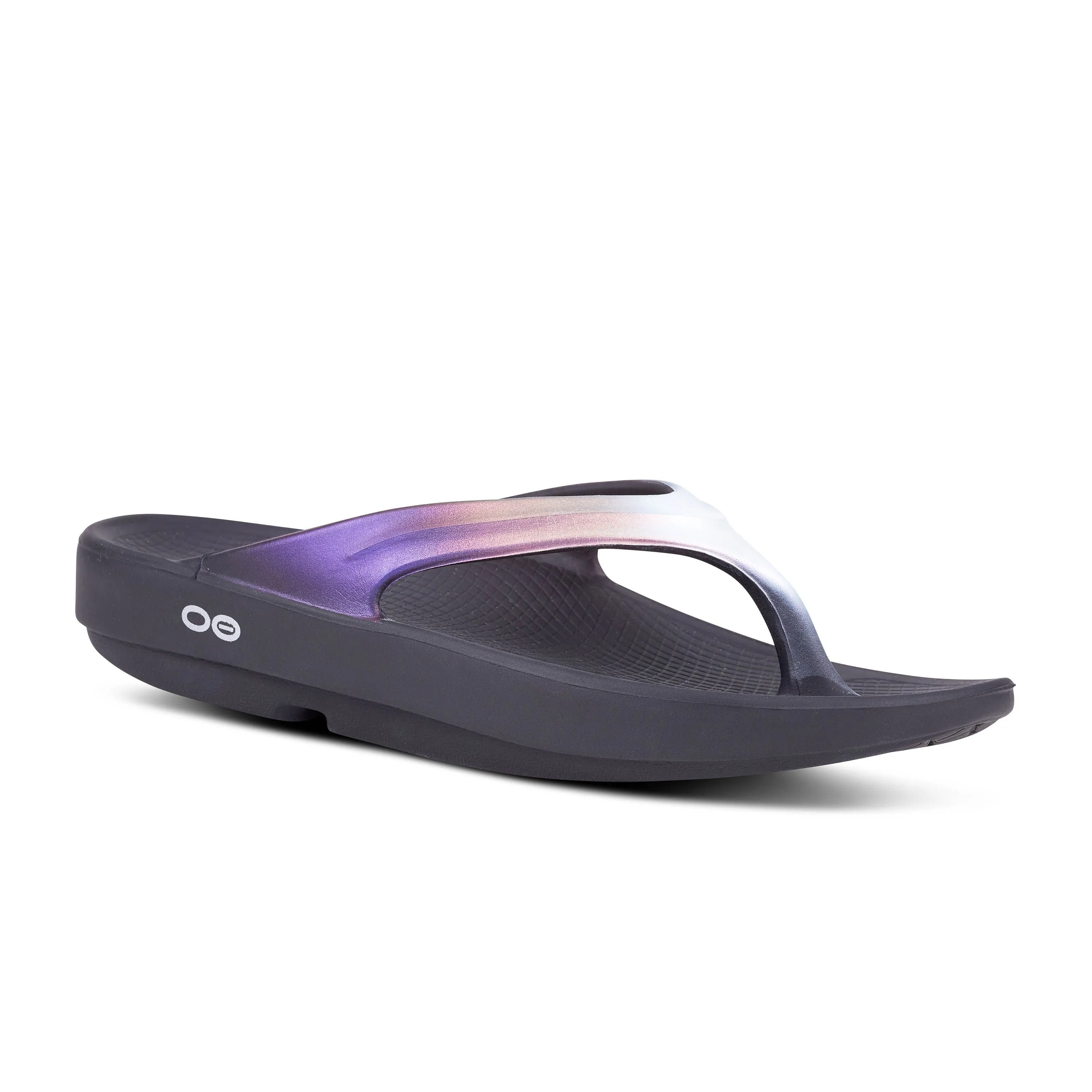 Women's Oofos OOlala Luxe Color: Black/ Calypso