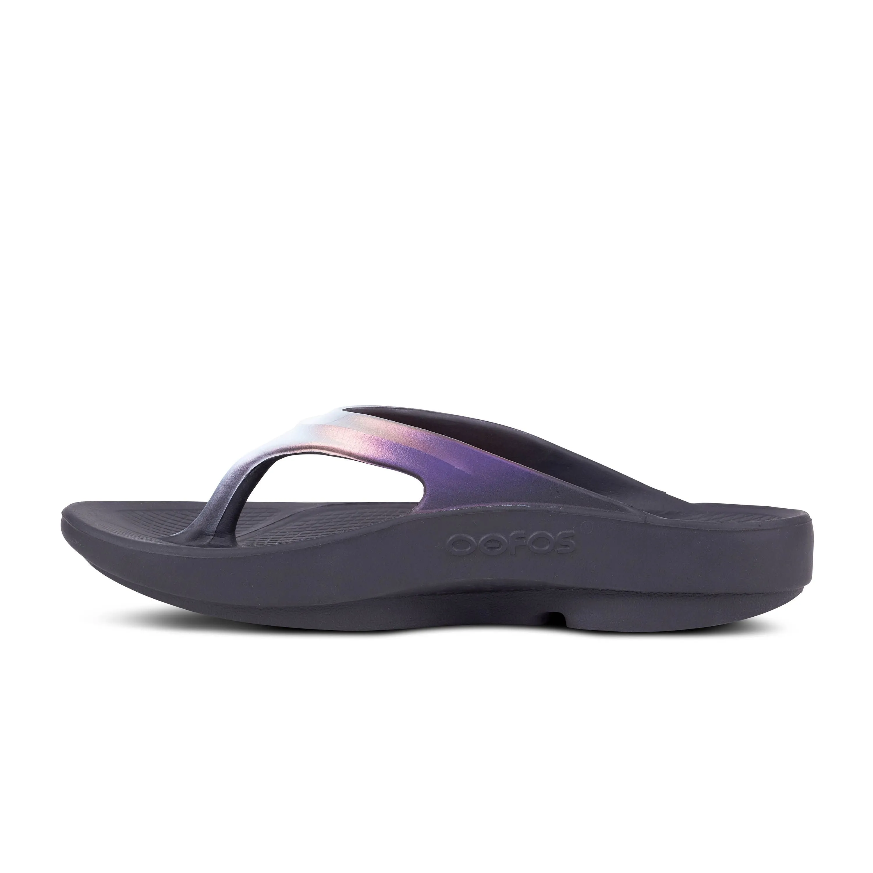 Women's Oofos OOlala Luxe Color: Black/ Calypso