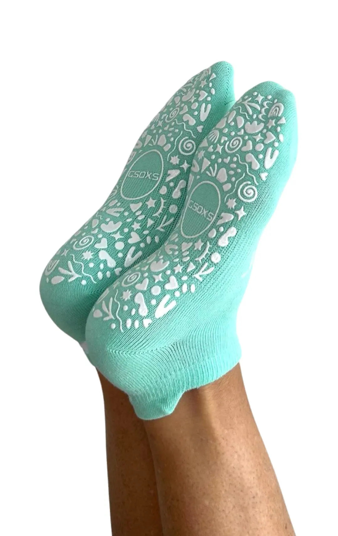 ‘you are strong’ (Mint) Grip Socks